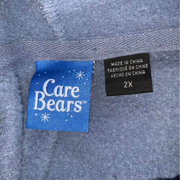 Care Bears Hoodie I’m not grumpy I’m mad grumpy bear size 2x - Picture 3 of 6